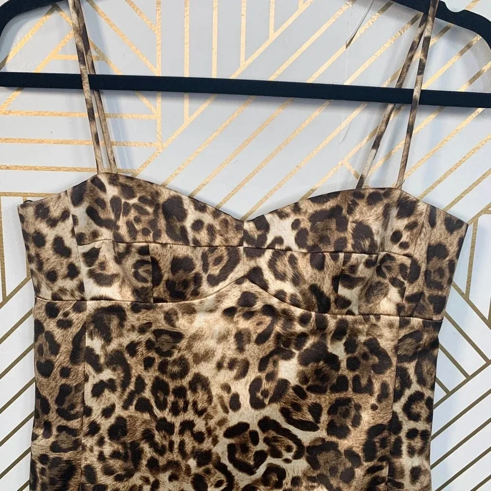 Michael Kors Collection Leopard Print‎ Mini Dress